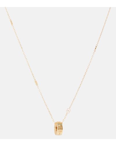 Gucci Icon 18k Gold Necklace - White