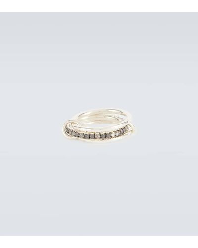Spinelli Kilcollin Ring Petunia aus Sterlingsilber mit Diamanten - Weiß