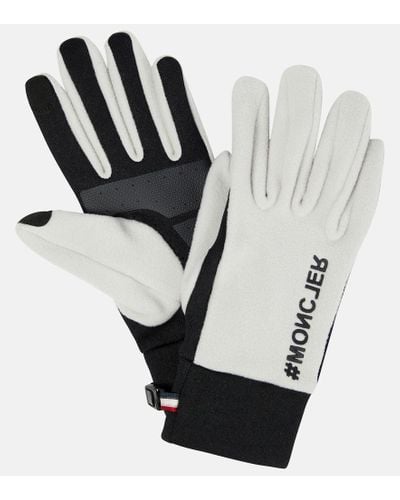 Moncler Fleece Gloves - White