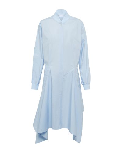 JW Anderson Kleid Bomber aus Baumwolle - Blau