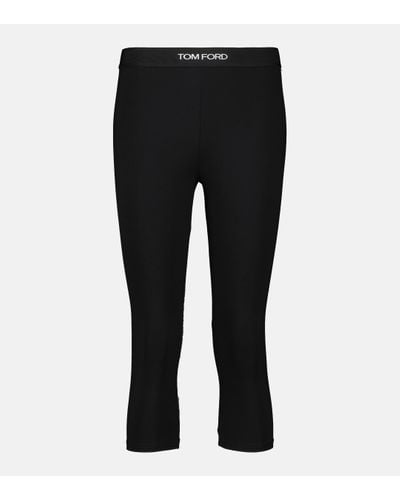 Tom Ford High-rise Cropped leggings - Black