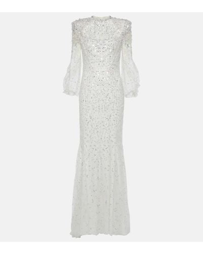 Jenny Packham Bridal Hedda Embellished Gown - White