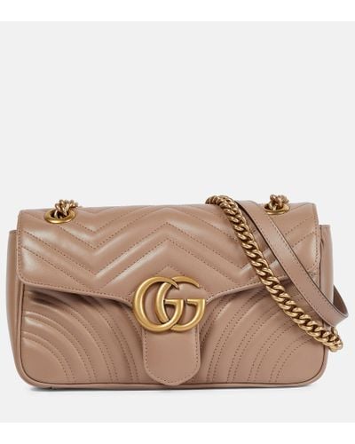 Gucci Matelasse Leather Aria GG Marmont Small Shoulder Bag (SHF-ftU2zH –  LuxeDH