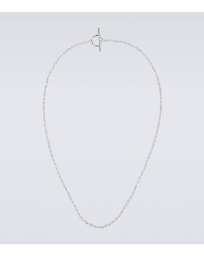 All_blues Collier Rope en argent sterling - Blanc