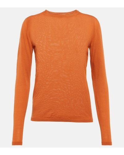 Max Mara Blasy Wool Sweater - Orange
