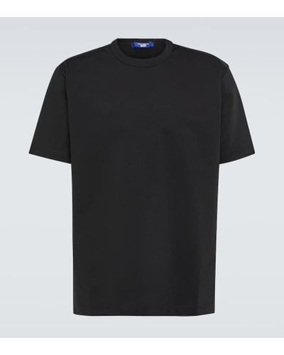 Junya Watanabe T-Shirt aus einem Baumwollgemisch - Schwarz