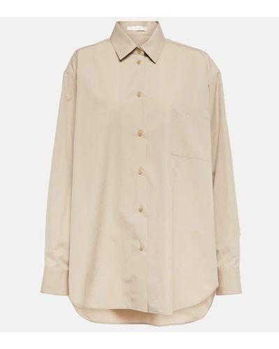 The Row Camisa Brant de algodon oversized - Neutro