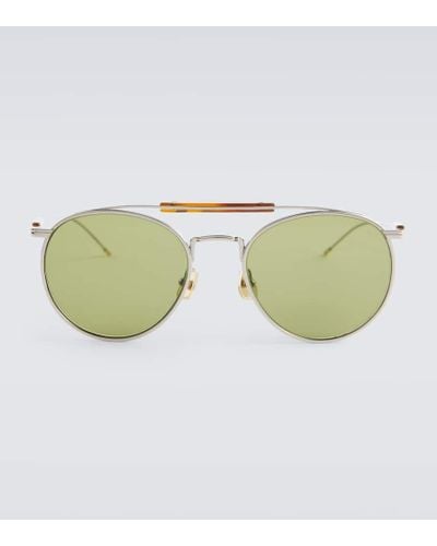 Brunello Cucinelli Round Sunglasses - Green