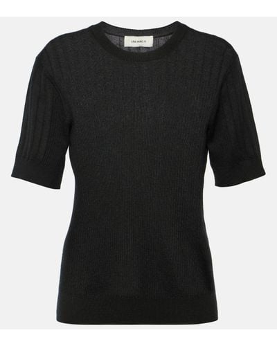 Lisa Yang T-shirt Ava en cachemire - Noir