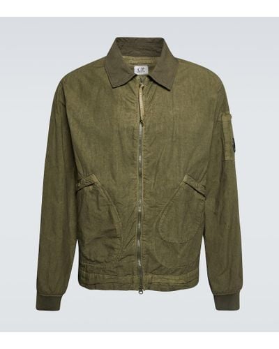 C.P. Company Cotton Blouson Jacket - Green