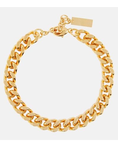 Saint Laurent Bracciale a catena - Metallizzato