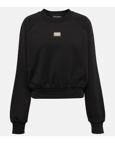 Dolce & Gabbana Re-edition Embellished Sweatshirt - Black