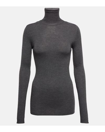 Wardrobe NYC Turtleneck Wool Sweater - Black