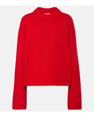 Lisa Yang Pullover Sony in cashmere - Rosso