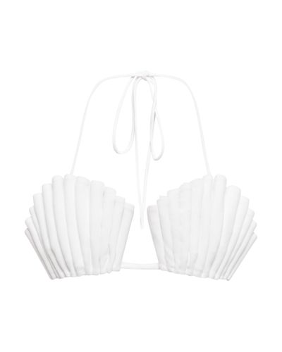 Monot Seashell-shaped Bra - White