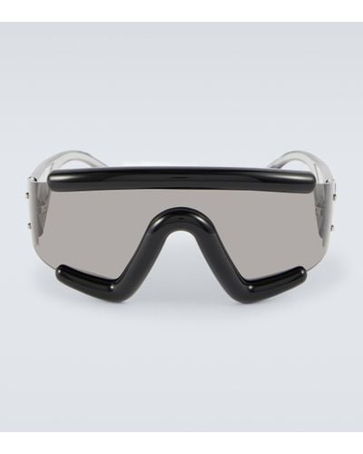 Moncler Lancer Shield Sunglasses - Black