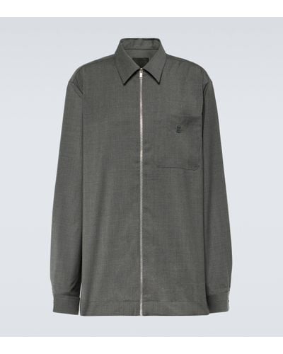 Givenchy Virgin Wool Shirt - Grey