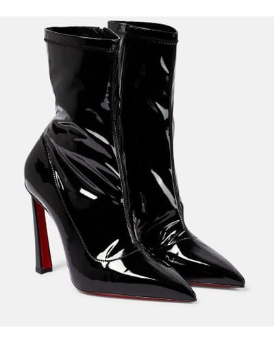 Christian Louboutin Condorapik 100 Embellished Ankle Boots - Black
