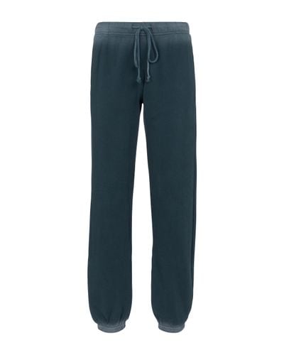 Velvet Pantalon de survêtement Viola en coton - Bleu