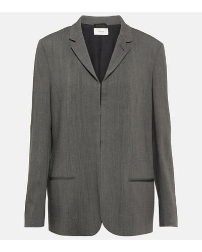 The Row Wool-blend Blazer - Gray