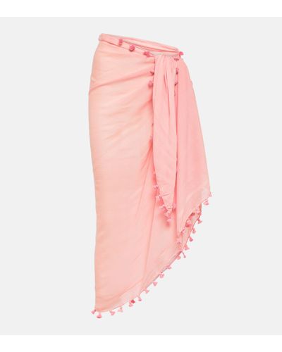 Melissa Odabash Embroidered Beach Cover-up - Pink