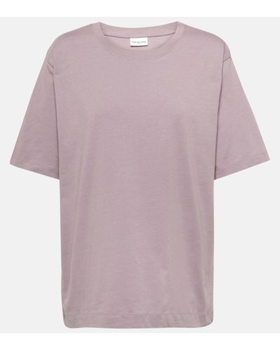 Dries Van Noten T-shirt en coton - Violet