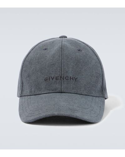 Givenchy Embroidered Cotton Cap - Grey