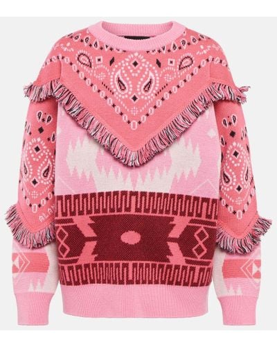 Alanui Pullover aus Wolle - Pink