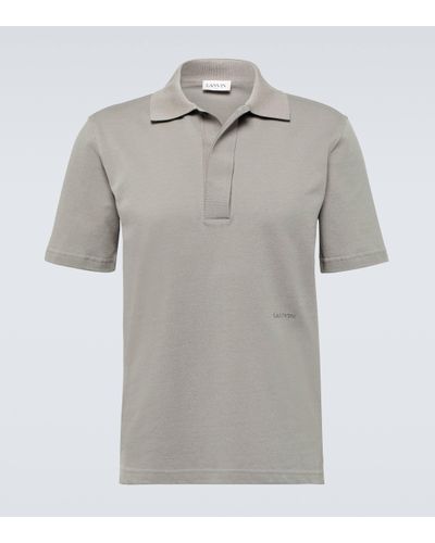 Lanvin Polo en coton - Gris