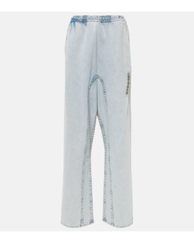 Y. Project Wide-leg Jeans - Blue