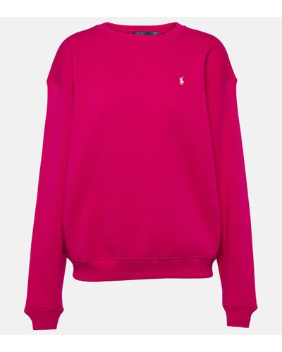 Polo Ralph Lauren Sweat-shirt en coton melange - Rose