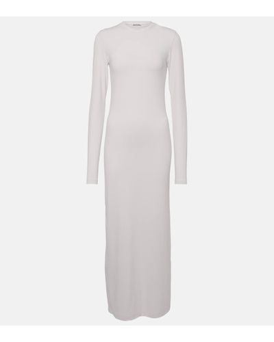 Acne Studios Jersey Maxi Dress - White