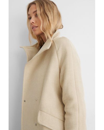 mango venus coat black