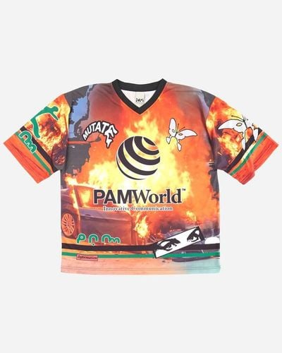 Pam Escapism oversized hockey jersey - Orange
