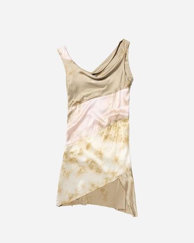 Aries Silk spiral dress - Neutre