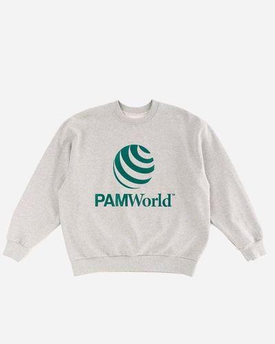 Pam . world crew neck sweat - Gris