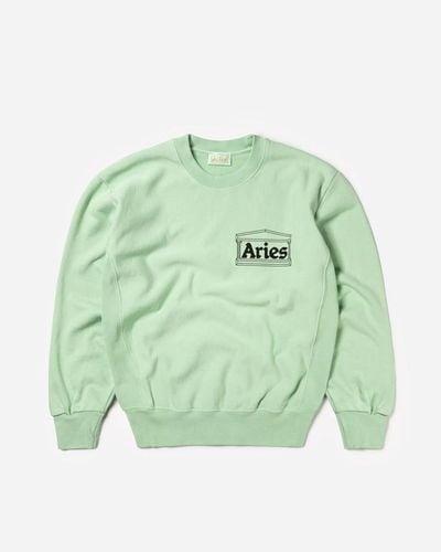 Aries Premium temple sweatshirt - Vert