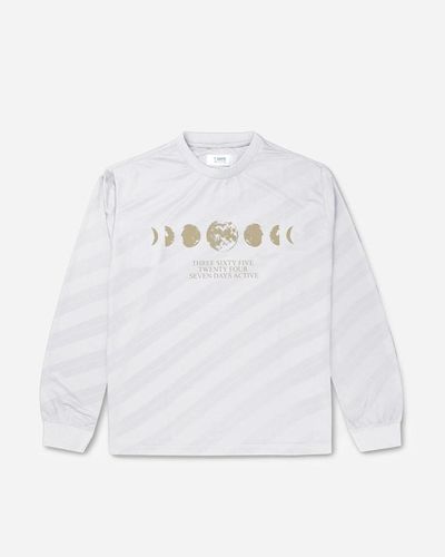 7 DAYS ACTIVE Tech long sleeve graphic tee - Blanc