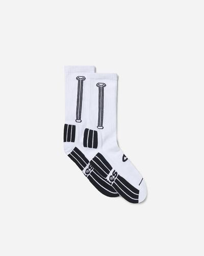 Aries Column socks - Blanc