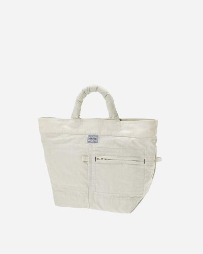 Porter-Yoshida and Co Mile mini tote bag - Blanc