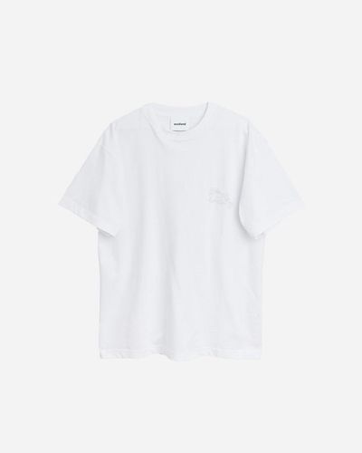 Soulland Kai t-shirt beaded logo - Blanc