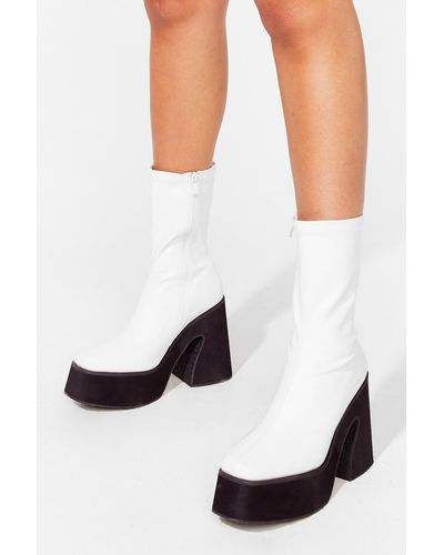 leather sock booties