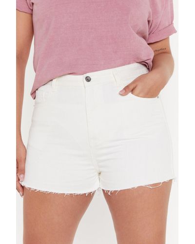 nasty gal white joggers