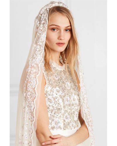 needle and thread veil