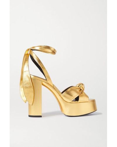 saint laurent bianca platform sandals