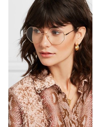 lunette octogonale femme