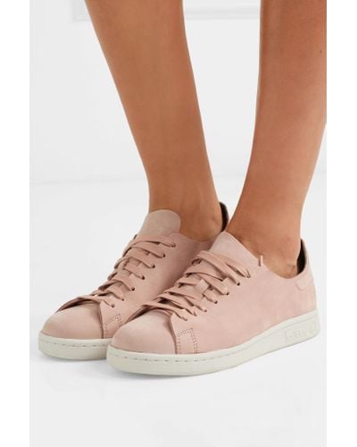 Adidas originals stan smith nuud nubuck sneakers in pink discount