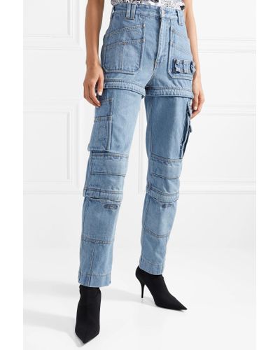 balenciaga convertible cargo jeans