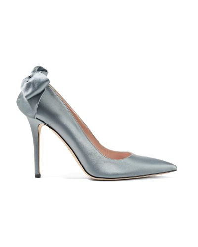 sjp lucille satin bow pump