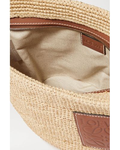 loewe raffia pochette